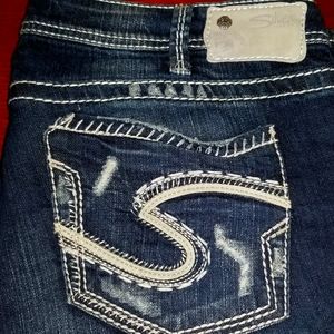 Silver jeans